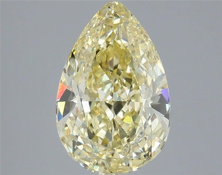 3.58 Carat Pear Shaped, Excellent Cut, VS1 Clarity, IGI Certified Lab Grown Diamond