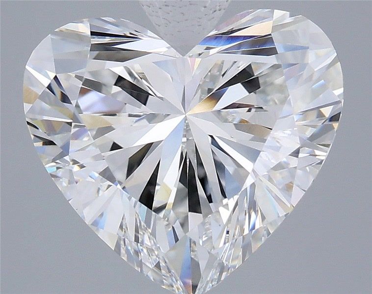 5.53 Carat Heart Shaped, Very Good Cut, E Color, VVS2 Clarity, IGI Certified Lab Grown Diamond