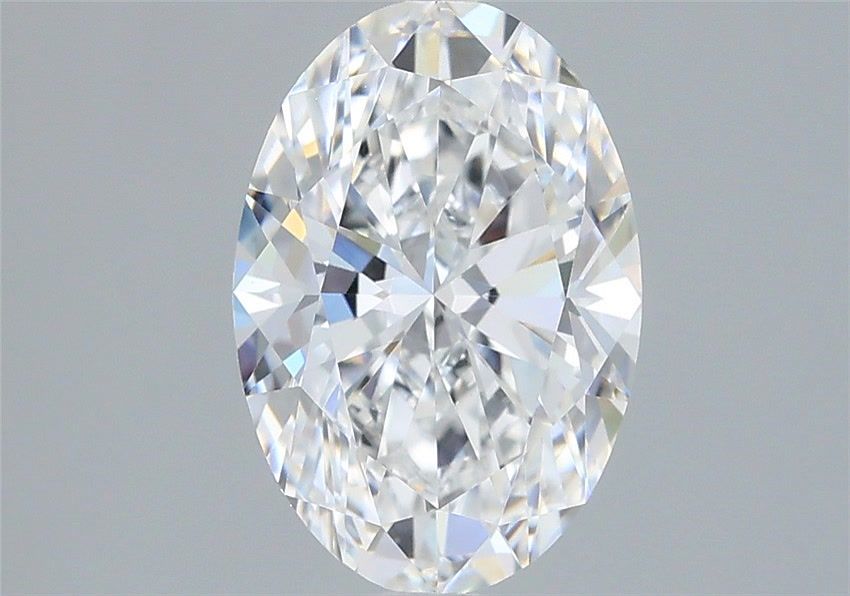1.55 Carat Oval Shaped, Ideal Cut, D Color, VVS2 Clarity, IGI Certified Lab Grown Diamond