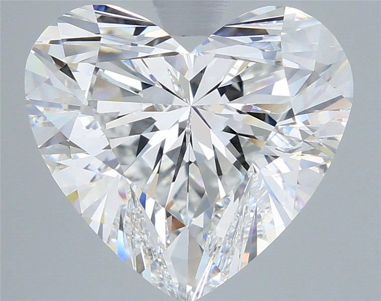 5.51 Carat Heart Shaped, Ideal Cut, E Color, VVS2 Clarity, IGI Certified Lab Grown Diamond