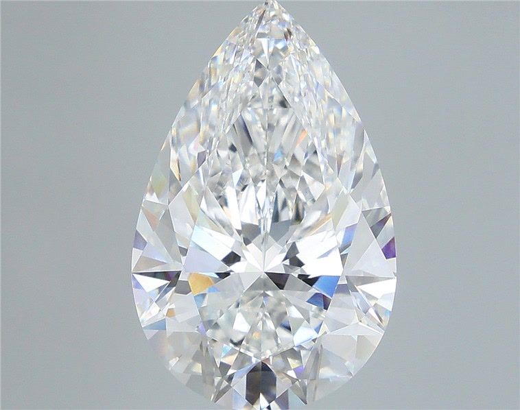 8.57 Carat Pear Shaped, Ideal Cut, E Color, VVS2 Clarity, IGI Certified Lab Grown Diamond