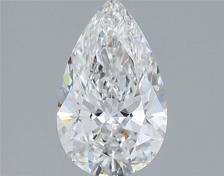 1.59 Carat Pear Shaped, Ideal Cut, D Color, VVS1 Clarity, IGI Certified Lab Grown Diamond