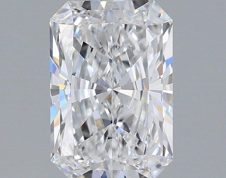 1.59 Carat Radiant Shaped, Ideal Cut, D Color, VVS2 Clarity, IGI Certified Lab Grown Diamond
