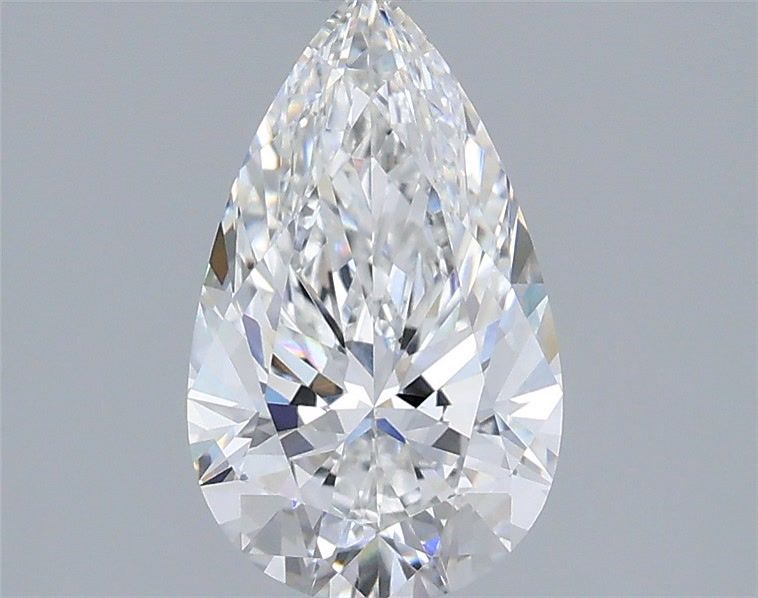 1.57 Carat Pear Shaped, Ideal Cut, D Color, VVS2 Clarity, IGI Certified Lab Grown Diamond