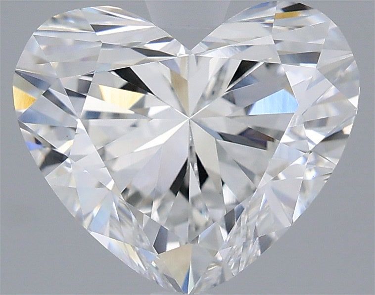 3.56 Carat Heart Shaped, Ideal Cut, E Color, VVS2 Clarity, IGI Certified Lab Grown Diamond