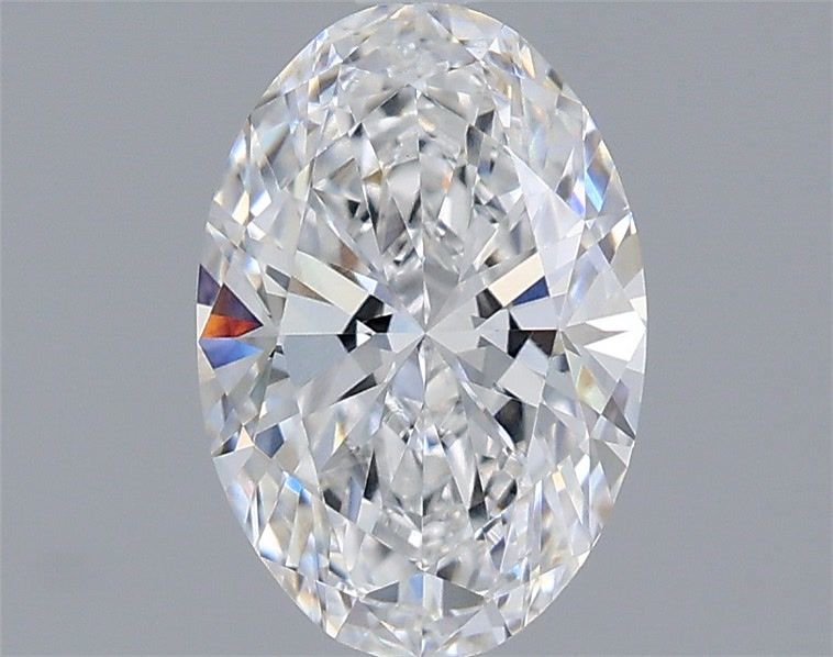 1.58 Carat Oval Shaped, Ideal Cut, D Color, VVS2 Clarity, IGI Certified Lab Grown Diamond