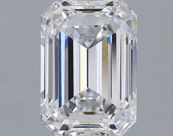 1.09 Carat Emerald Shaped, Ideal Cut, D Color, VS1 Clarity, IGI Certified Lab Grown Diamond