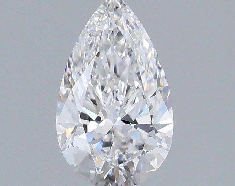 1.08 Carat Pear Shaped, Ideal Cut, D Color, VVS2 Clarity, IGI Certified Lab Grown Diamond
