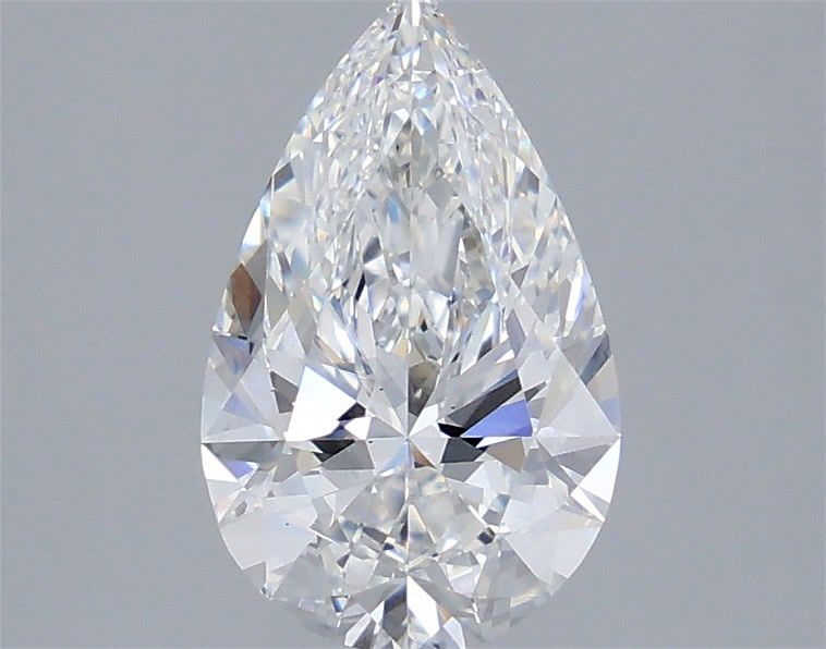 2.05 Carat Pear Shaped, Ideal Cut, D Color, VS2 Clarity, IGI Certified Lab Grown Diamond
