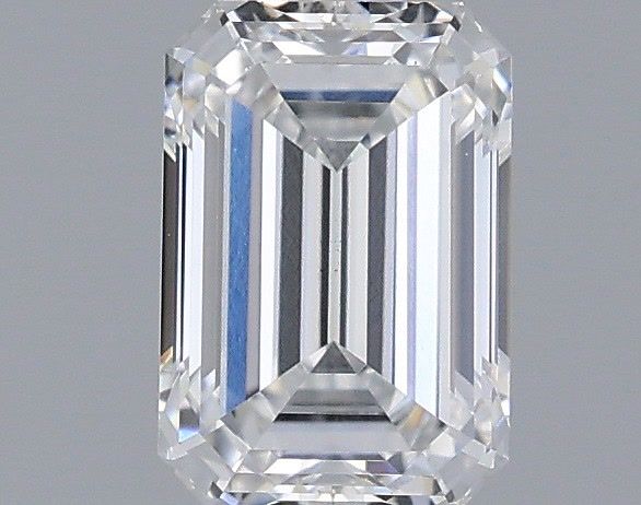 1.06 Carat Emerald Shaped, Ideal Cut, D Color, VS1 Clarity, IGI Certified Lab Grown Diamond