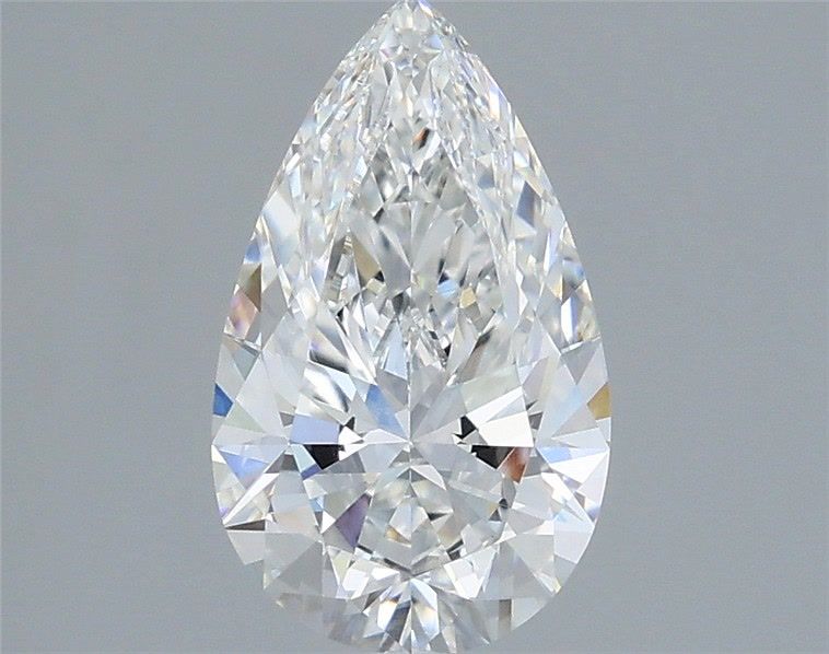 1.57 Carat Pear Shaped, Ideal Cut, E Color, VVS2 Clarity, IGI Certified Lab Grown Diamond