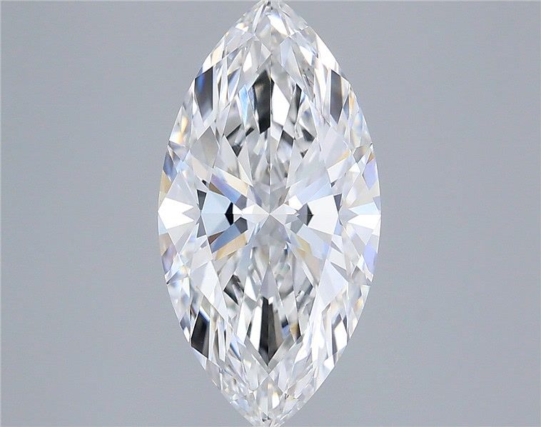 3.58 Carat Marquise Shaped, Ideal Cut, E Color, VVS2 Clarity, IGI Certified Lab Grown Diamond