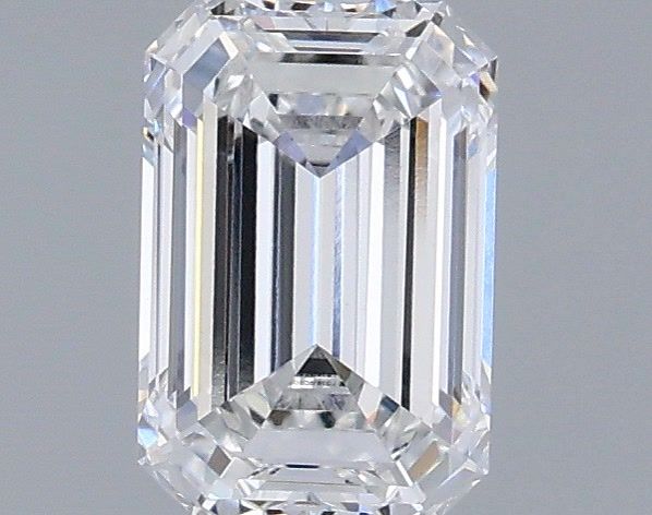 1.09 Carat Emerald Shaped, Ideal Cut, D Color, VVS2 Clarity, IGI Certified Lab Grown Diamond