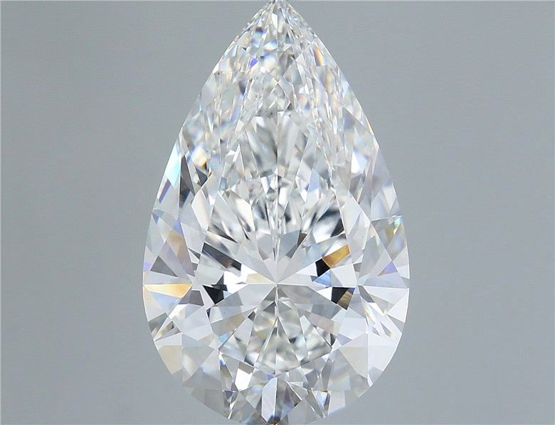 10.56 Carat Pear Shaped, Ideal Cut, E Color, VVS2 Clarity, IGI Certified Lab Grown Diamond