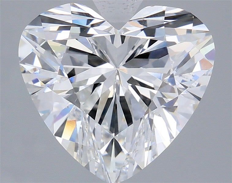 3.03 Carat Heart Shaped, Ideal Cut, D Color, VVS2 Clarity, IGI Certified Lab Grown Diamond