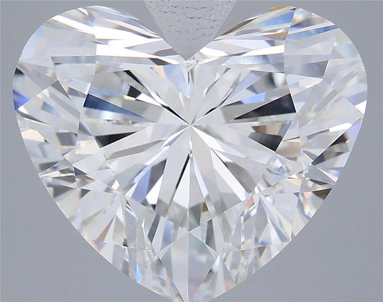 6.06 Carat Heart Shaped, Ideal Cut, E Color, VVS2 Clarity, IGI Certified Lab Grown Diamond