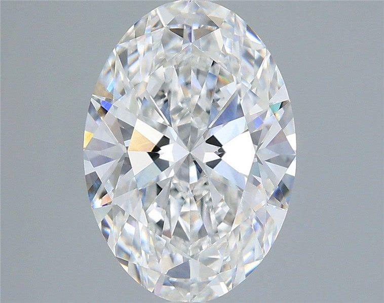 3.06 Carat Oval Shaped, Ideal Cut, E Color, VVS2 Clarity, IGI Certified Lab Grown Diamond