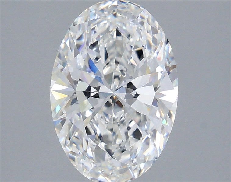 3.06 Carat Oval Shaped, Ideal Cut, E Color, VVS2 Clarity, IGI Certified Lab Grown Diamond