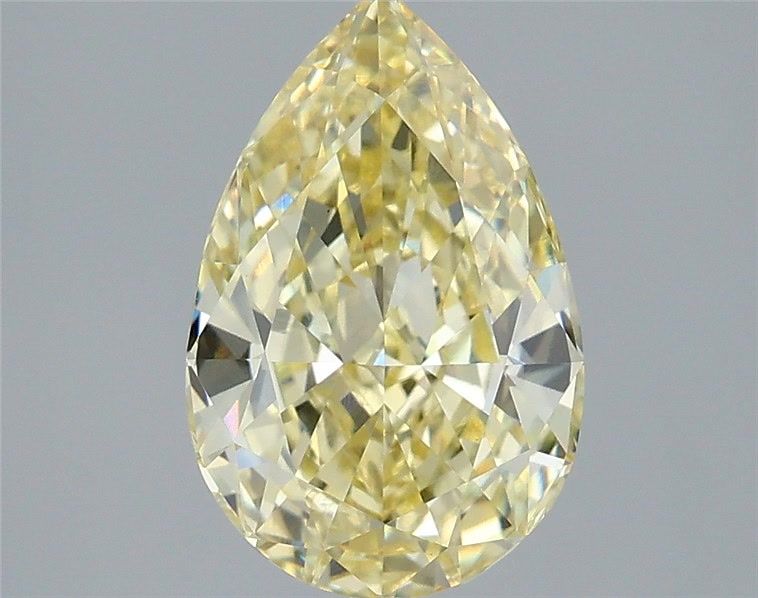 2.53 Carat Pear Shaped, Ideal Cut, VS1 Clarity, IGI Certified Lab Grown Diamond