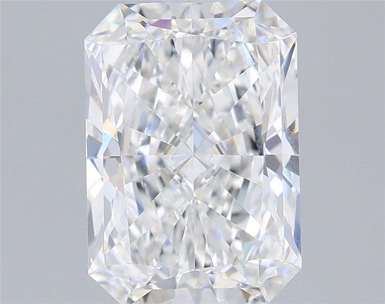 2.09 Carat Radiant Shaped, Ideal Cut, D Color, VVS2 Clarity, IGI Certified Lab Grown Diamond