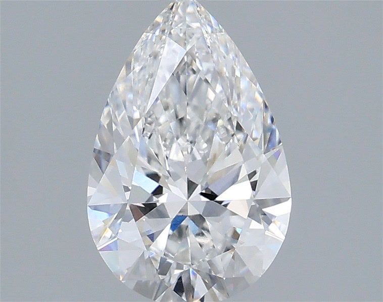 1.57 Carat Pear Shaped, Ideal Cut, D Color, VVS2 Clarity, IGI Certified Lab Grown Diamond