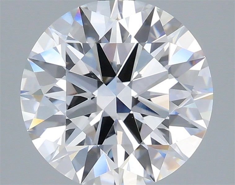 3.09 Carat Round Shaped, Ideal Cut, E Color, VVS2 Clarity, IGI Certified Lab Grown Diamond
