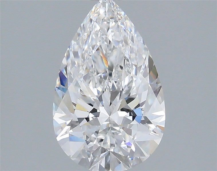 1.58 Carat Pear Shaped, Ideal Cut, D Color, VS1 Clarity, IGI Certified Lab Grown Diamond