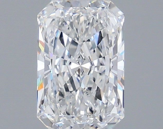 1.60 Carat Radiant Shaped, Ideal Cut, D Color, VVS2 Clarity, IGI Certified Lab Grown Diamond
