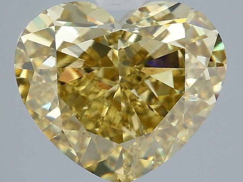4.54 Carat Heart Shaped, Ideal Cut, VVS2 Clarity, IGI Certified Lab Grown Diamond