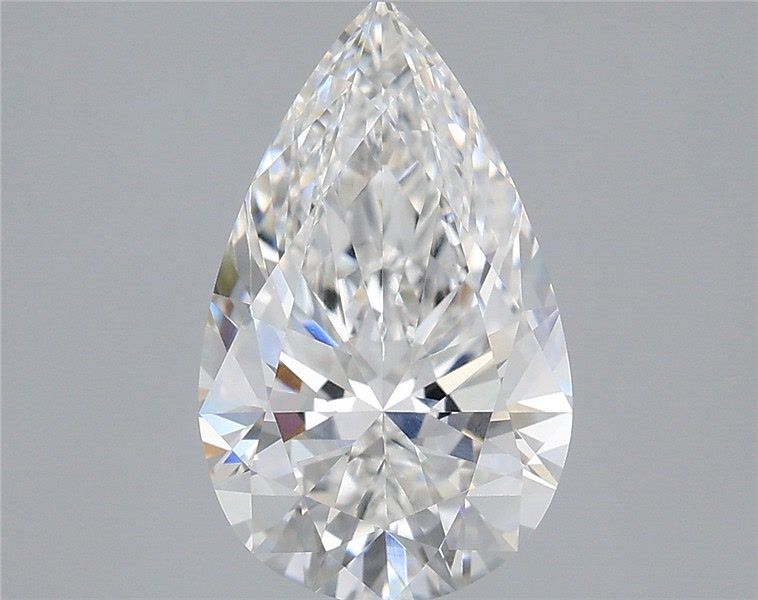 2.55 Carat Pear Shaped, Ideal Cut, E Color, VVS2 Clarity, IGI Certified Lab Grown Diamond