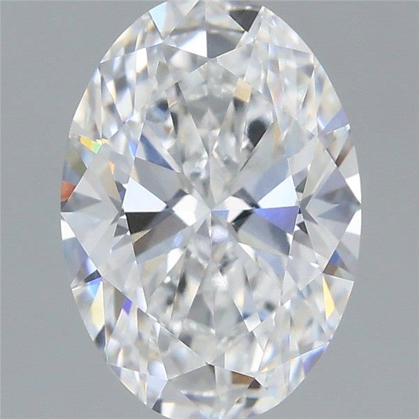 1.55 Carat Oval Shaped, Ideal Cut, D Color, VVS2 Clarity, IGI Certified Lab Grown Diamond
