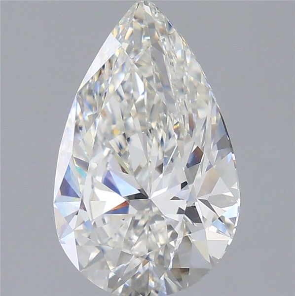 3.06 Carat Pear Shaped, Ideal Cut, G Color, VVS2 Clarity, IGI Certified Lab Grown Diamond