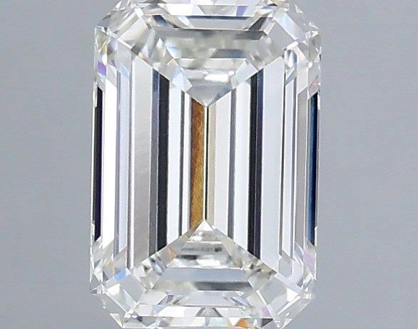 1.00 Carat Emerald Shaped, Ideal Cut, F Color, VVS1 Clarity, IGI Certified Lab Grown Diamond