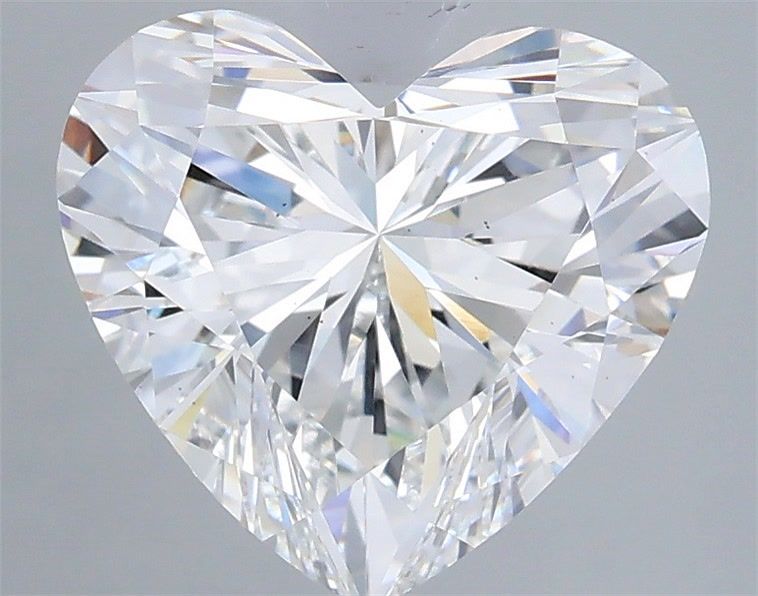 3.07 Carat Heart Shaped, Ideal Cut, E Color, VS2 Clarity, IGI Certified Lab Grown Diamond