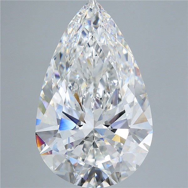 9.56 Carat Pear Shaped, Ideal Cut, E Color, VS1 Clarity, IGI Certified Lab Grown Diamond