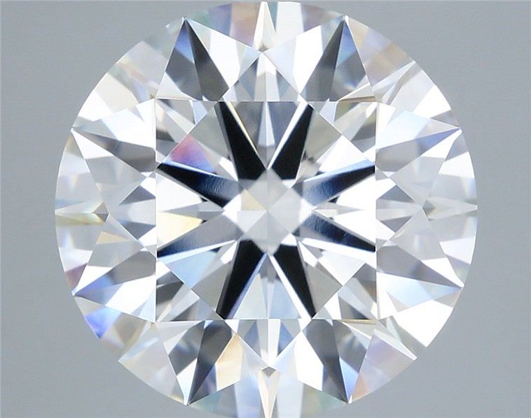 8.09 Carat Round Shaped, Ideal Cut, F Color, VVS2 Clarity, IGI Certified Lab Grown Diamond