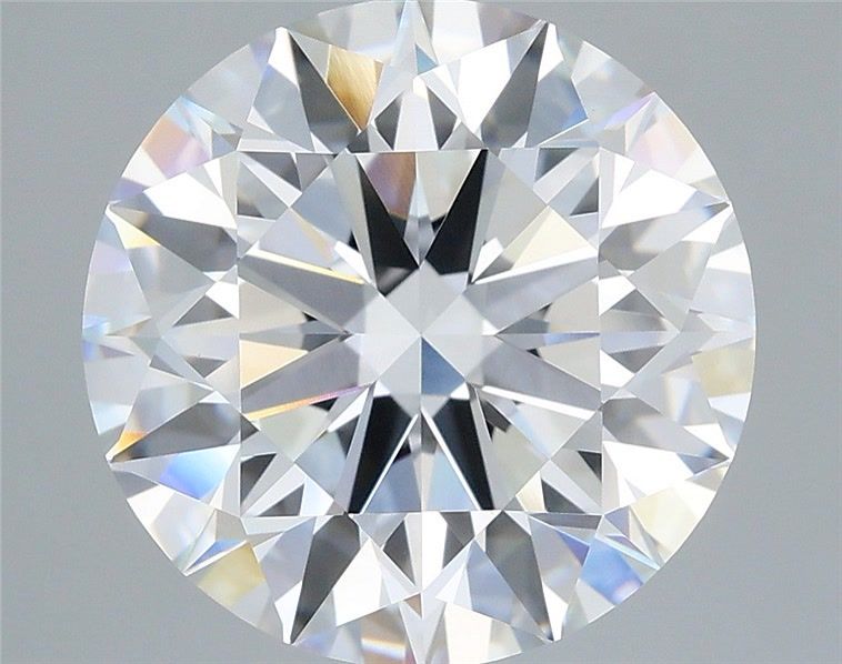 6.07 Carat Round Shaped, Excellent Cut, E Color, VVS2 Clarity, IGI Certified Lab Grown Diamond