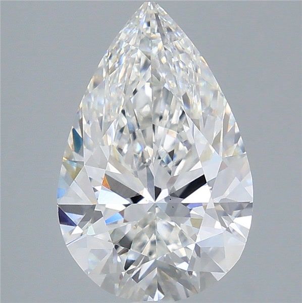 3.50 Carat Pear Shaped, Ideal Cut, E Color, VS1 Clarity, IGI Certified Lab Grown Diamond
