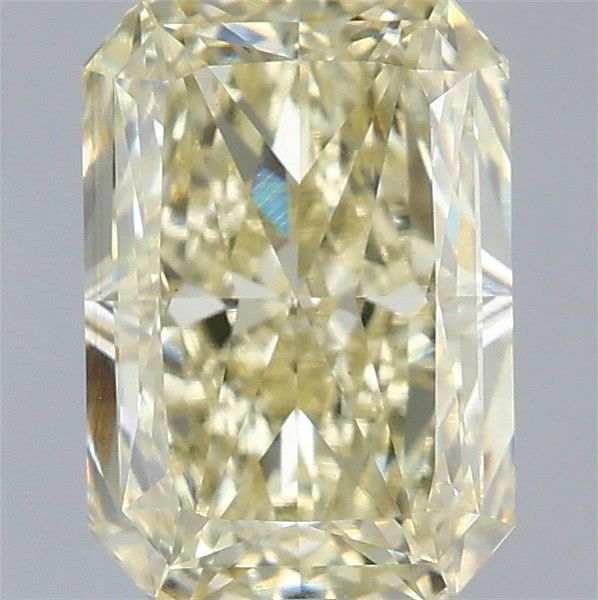 1.60 Carat Radiant Shaped, Ideal Cut, U-V Color, VS1 Clarity, IGI Certified Lab Grown Diamond