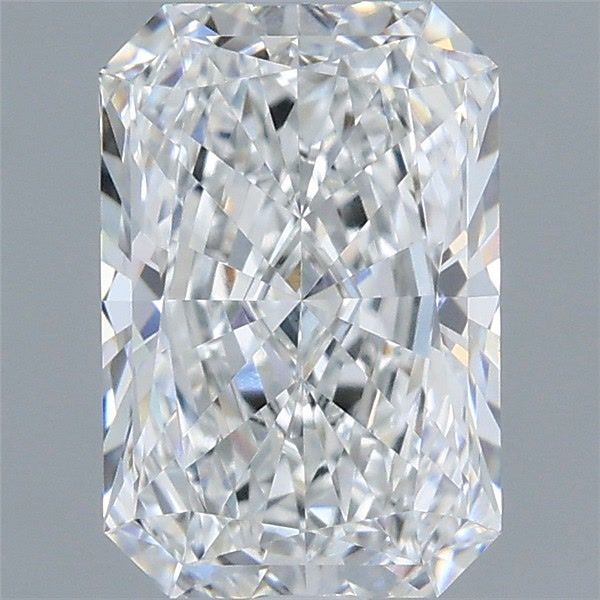 1.55 Carat Radiant Shaped, Ideal Cut, E Color, VVS2 Clarity, IGI Certified Lab Grown Diamond