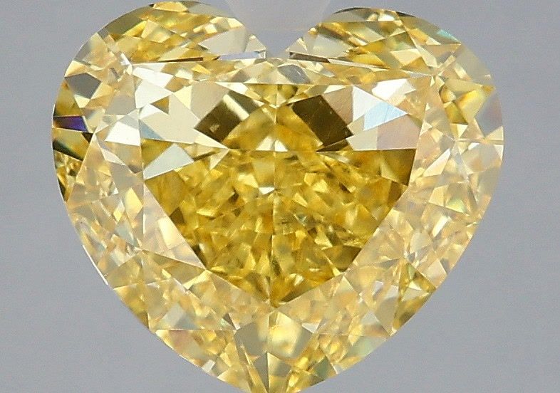 3.53 Carat Heart Shaped, Ideal Cut, VVS2 Clarity, IGI Certified Lab Grown Diamond