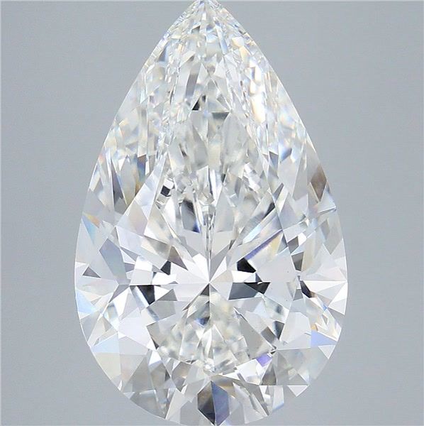 11.52 Carat Pear Shaped, Ideal Cut, F Color, VS1 Clarity, IGI Certified Lab Grown Diamond