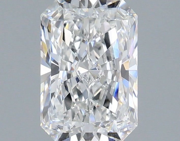 1.59 Carat Radiant Shaped, Ideal Cut, E Color, VVS2 Clarity, IGI Certified Lab Grown Diamond