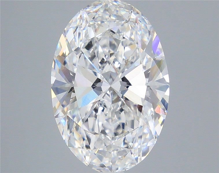 5.50 Carat Oval Shaped, Ideal Cut, E Color, VVS2 Clarity, IGI Certified Lab Grown Diamond