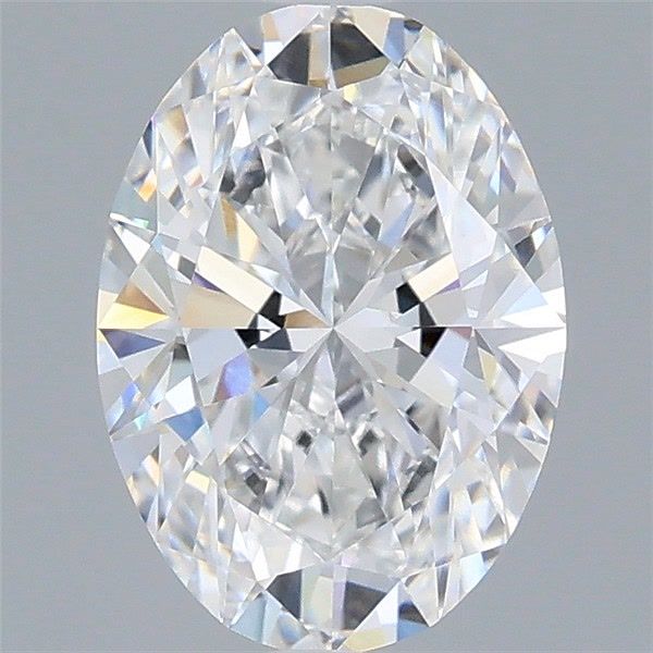1.58 Carat Oval Shaped, Ideal Cut, D Color, VVS2 Clarity, IGI Certified Lab Grown Diamond