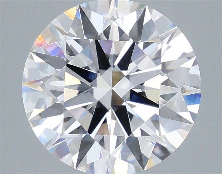 4.10 Carat Round Shaped, Ideal Cut, E Color, VVS2 Clarity, IGI Certified Lab Grown Diamond