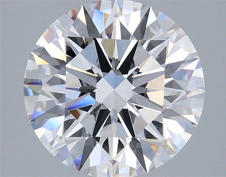 3.08 Carat Round Shaped, Ideal Cut, E Color, VVS2 Clarity, IGI Certified Lab Grown Diamond