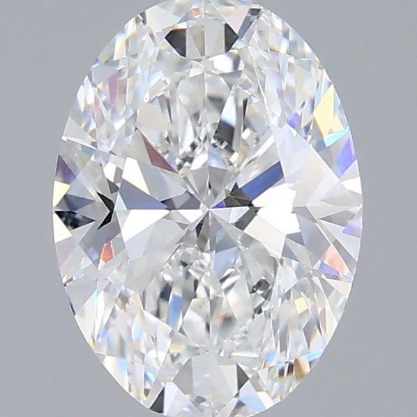 1.57 Carat Oval Shaped, Ideal Cut, E Color, VVS2 Clarity, IGI Certified Lab Grown Diamond