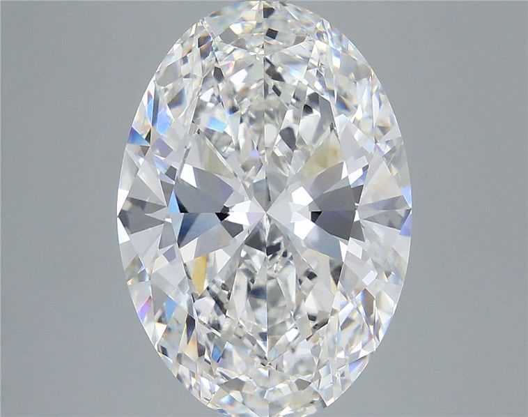 9.10 Carat Oval Shaped, Ideal Cut, F Color, VVS2 Clarity, IGI Certified Lab Grown Diamond
