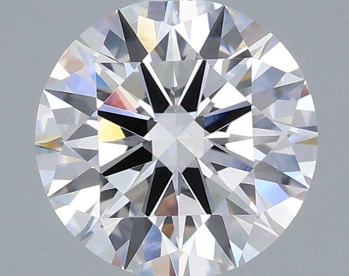 2.01 Carat Round Shaped, Ideal Cut, E Color, VVS2 Clarity, IGI Certified Lab Grown Diamond